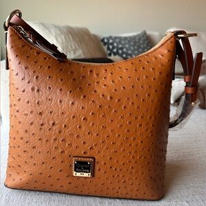 Dooney & Bourke Ostrich Leather Hobo Bag